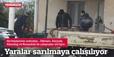 Yaralar sarılmaya çalışılıyor