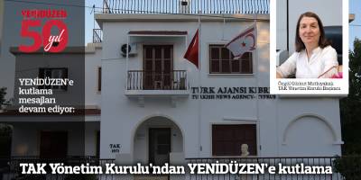 TAK Yönetim Kurulu, YENİDÜZEN’in 50’nci yaşını kutladı