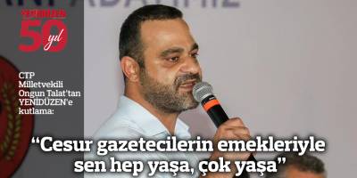 "Cesur gazetecilerin emekleriyle sen hep yaşa, çok yaşa"