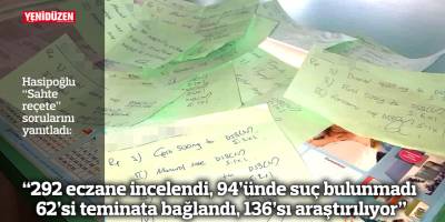 “292 eczane incelendi, 94’ünde suç bulunmadı 62’si teminata bağlandı, 136’sı araştırılıyor”