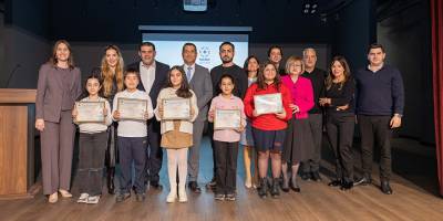 Merit İlkokullar arası kompozisyon yarışması ödül töreni ve resim sergisi açılışı yapıldı