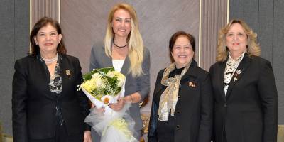 Nilden Bektaş Erhürman, Inner Wheel 222’nci Bölge yönetim kurulu üyeleri ile görüştü
