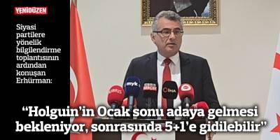 Erhürman: “Çözüm modeline ilişkin bir uzlaşma yok”