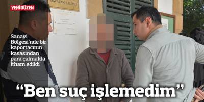 “Ben suç işlemedim”