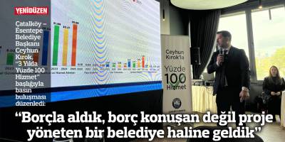 “Borçla aldık, borç konuşan değil proje yöneten bir belediye haline geldik”