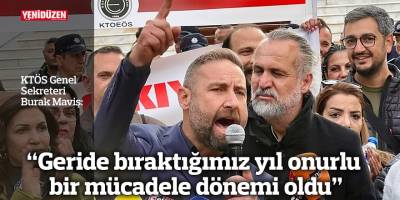 “Geride bıraktığımız yıl onurlu bir mücadele dönemi oldu”