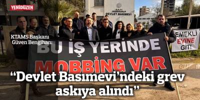 "Devlet Basımevi’ndeki grev askıya alındı"