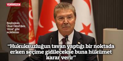 “Hukuksuzluğun tavan yaptığı bir noktada erken seçime gidilecekse buna hükümet karar verir”