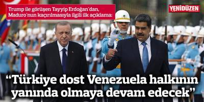 “Türkiye dost Venezuela halkının yanında olmaya devam edecek”