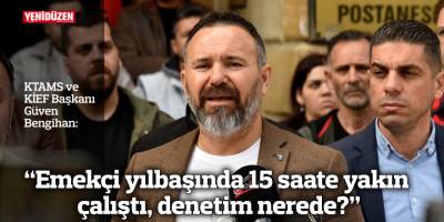 "Emekçi yılbaşında 15 saate yakın çalıştı, denetim nerede?"