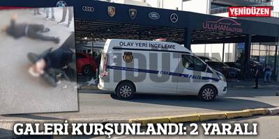 GALERİ KURŞUNLANDI: 2 YARALI!