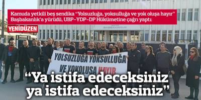 “Ya istifa edeceksiniz ya istifa edeceksiniz”