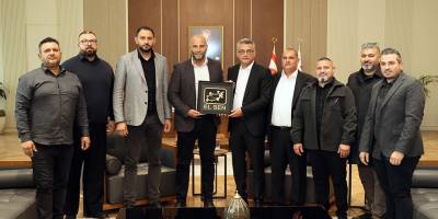 Cumhurbaşkanı Tufan Erhürman, EL-SEN yönetimini kabul etti