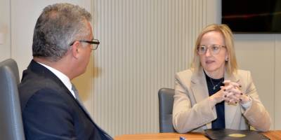 Cumhurbaşkanı Erhürman, ABD’nin Lefkoşa Büyükelçisi Davis’i kabul etti