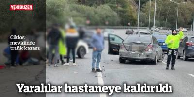 Ciklos mevkiinde trafik kazası