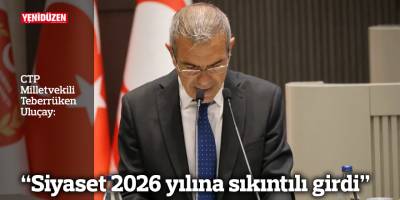 “Siyaset 2026 yılına sıkıntılı girdi”
