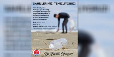 Karaoğlanoğlu’nda plaj temizliği etkinliği