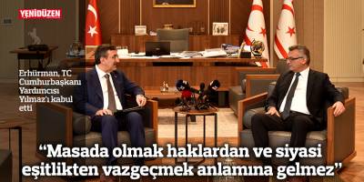 Erhürman: “Masada olmak haklardan ve siyasi eşitlikten vazgeçmek anlamına gelmez"