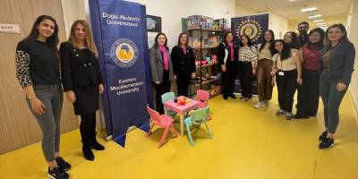 DAÜ Toplumsal Duyarlılık Merkezi ve Bellapais Begonvil Inner Wheel Kulübü'nden oyun ve aktivite köşesi