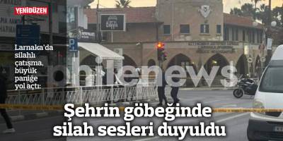 Şehrin göbeğinde silah sesleri duyuldu