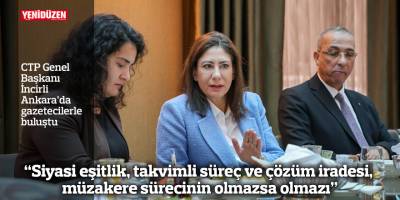 “Siyasi eşitlik, takvimli süreç ve çözüm iradesi, müzakere sürecinin olmazsa olmazı”