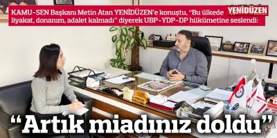 “Artık miadınız doldu”