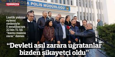 “Devleti asıl zarara uğratanlar bizden şikayetçi oldu”