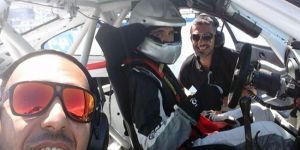 İlk yarışında birinci geldi