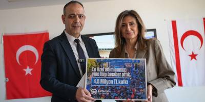 Kahve Dünyası Lefkoşa Maratonu geliri, Engelsiz Yaşamı Destekleme Derneği’ne teslim edildi