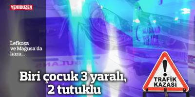 Lefkoşa ve Mağusa’da kaza…