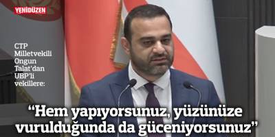 “Hem yapıyorsunuz, yüzünüze vurulduğunda da güceniyorsunuz”