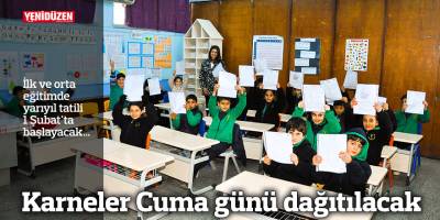 Yarıyıl tatili başlıyor