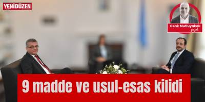 9 madde ve usul–esas kilidi
