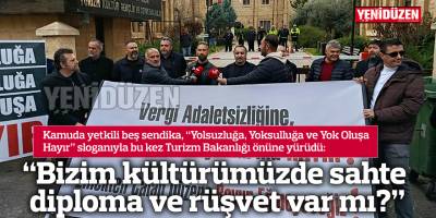 "Bizim kültürümüzde sahte diploma ve rüşvet var mı?"