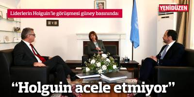 “Holguin acele etmiyor”