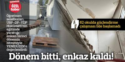 Dönem bitti, enkaz kaldı!