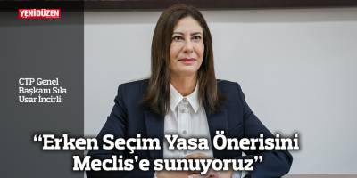 İncirli: Erken Seçim Yasa Önerisini Meclis’e sunuyoruz