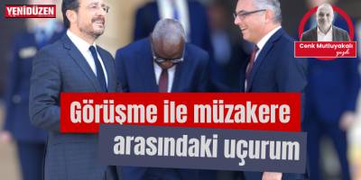 Görüşme ile müzakere arasındaki uçurum