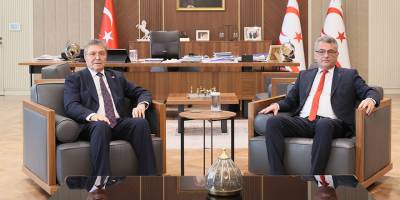 Erhürman ile Üstel güncel konuları görüştü