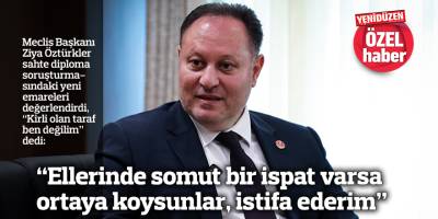 "Ellerinde somut bir ispat varsa ortaya koysunlar, istifa ederim”