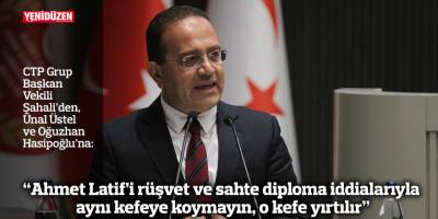 “Ahmet Latif’i rüşvet ve sahte diploma iddialarıyla aynı kefeye koymayın, o kefe yırtılır”
