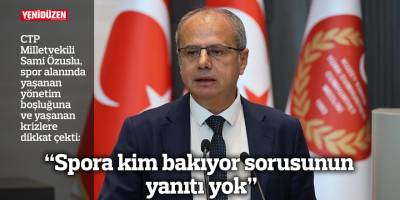 “Spora kim bakıyor sorusunun yanıtı yok”