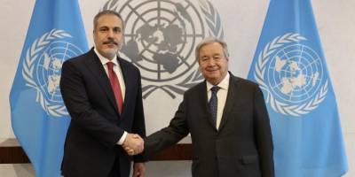 Fidan, Guterres ile görüştü: Kıbrıs meselesiyle ilgili son durum ele alındı