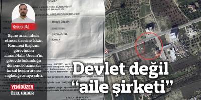 Önce eşine, şimdi kızına