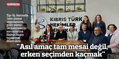 "Asıl amaç tam mesai değil erken seçimden kaçmak"