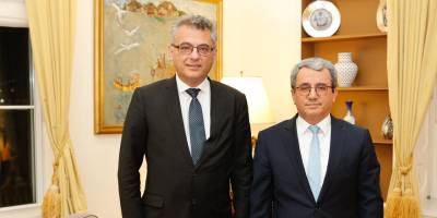 Cumhurbaşkanı Erhürman, New York'ta Büyükelçi Yıldız ile görüştü