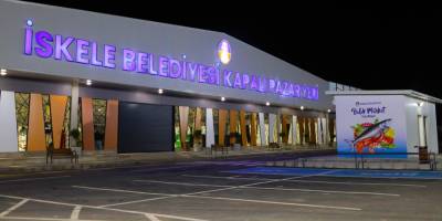 İskele Belediyesi Kapalı Pazar Yeri ve Terminal Alanı yarın açılacak