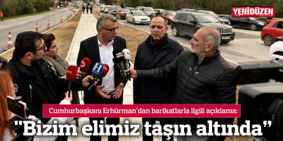 "Bizim elimiz taşın altında”