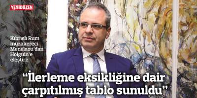 “İlerleme eksikliğine dair çarpıtılmış tablo sunuldu”