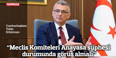 “Meclis Komiteleri Anayasa şüphesi durumunda görüş almalı”